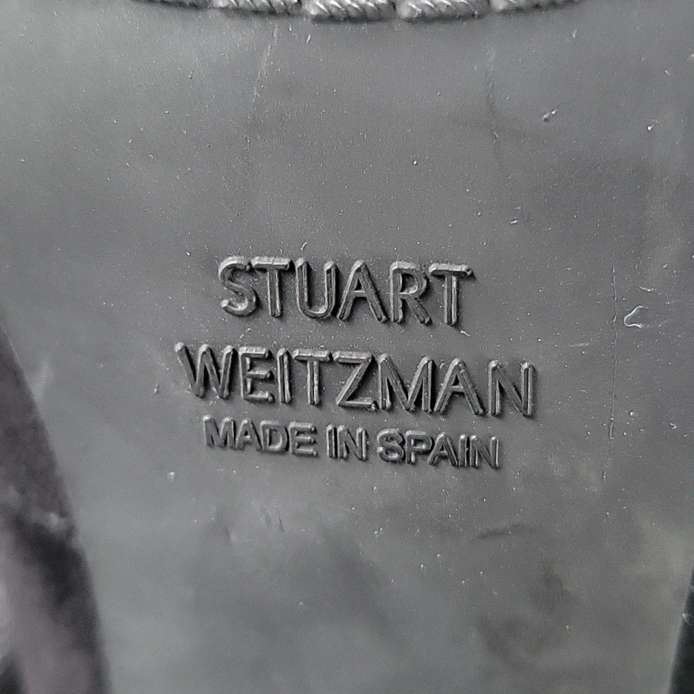 STUART WEITZMAN Black Suede Thigh High Boots Sz 10